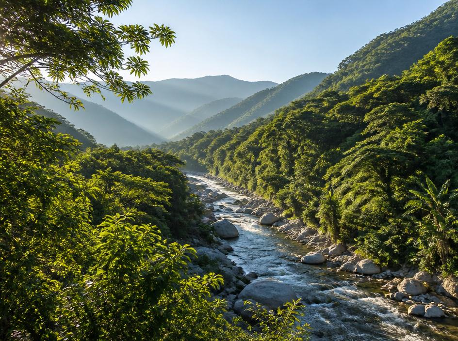 Valle del río Meléndez en La Buitrera